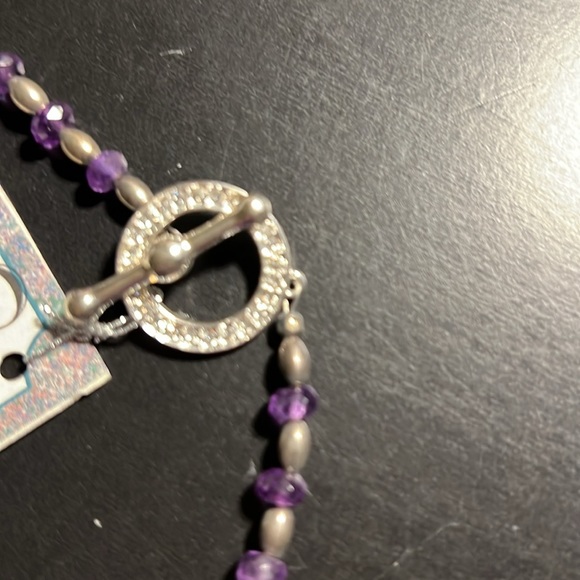 Amethyst parure 3 item set - Picture 8 of 8